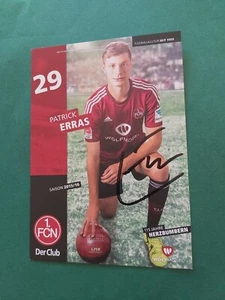 1.FC Nürnberg , P. Erras ,  Autogrammkarte , Fussball  - Picture 1 of 2