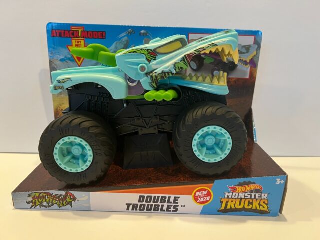 Hot Wheels Monster Truck 1:24 Escala Veículo Twin Mill com rodas gigantes  para crianças de 3 a 8 anos de idade, grande presente, caminhões de