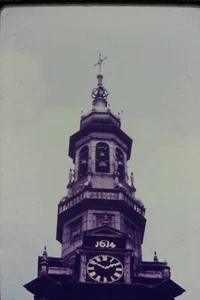 Campanario de la iglesia Westerkerk Amsterdam 1969 vintage 35 mm Kodachrome color diapositiva - Imagen 1 de 3