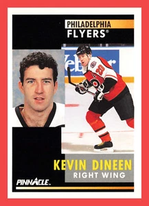 Kevin Dineen #246 1991-92 Pinnacle Philadelphia Flyers - Picture 1 of 2