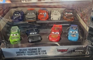 Disney Parks Exclusive Pixar Cars Deluxe Figurine Set 11 Cars Display BRANDNEW - Picture 1 of 8