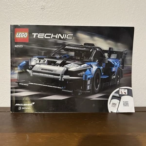 LEGO TECHNIC Set # 42123 McLaren Senna GTR Car Instruction Manual Booklet Only - Picture 1 of 2