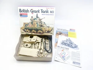 Monogram 1/32 British WWII Grant Tank M3 plastic model kit boxed Armor Series - Picture 1 of 8