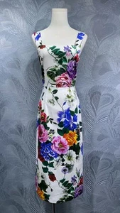 Nuevo vestido de cintura con estampado de algodón con honda de verano para mujer 2025 - Imagen 1 de 11