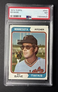 1974 Topps Ed Bane #592 PSA 7 Minnesota Twins  - Bild 1 von 2
