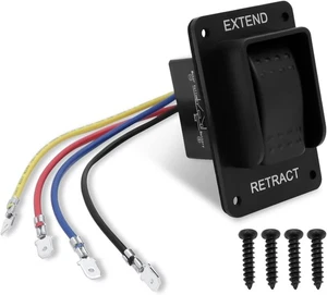 387874 RV Electric Stabilizer Jack Switch Compatible with 1 PCS, Black - Picture 1 of 7