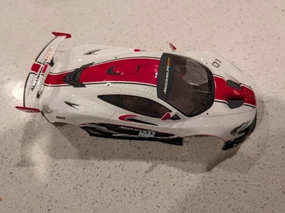 Kyosho Mr-03w-Mm Mclaren P1 GTR Body (White/Red) KYOMZP253WR - Image 1 of 4