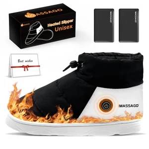 Botas térmicas para hombre mujer unisex zapatillas térmicas calentador de pies impermeables eléctricas... - Imagen 1 de 7