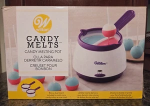 Wilton Chocolate Candy Melts Melting Pot Warming Fondue Double Insert Cakepops - Picture 1 of 5