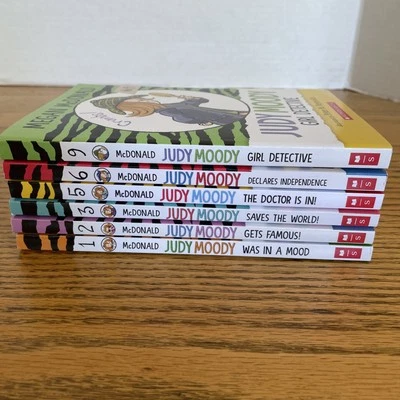 Mixed Lot of 6 Judy Moody 1,2,3,5,6,9 Paperback Books by Megan McDonald -New - Image 1 of 3