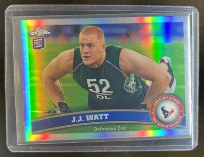 Topps Chrome JJ Watt RC Refractor Rookie #104 Texans 2011 Foto 1 de 2