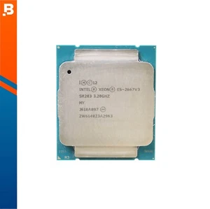 2 x INTEL XEON E5-2667 V3 CPU PROCESSOR 8 CORE 3.20GHZ 20MB L3 CACHE 135W SR203 - Picture 1 of 1