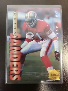 1995 Collectors Edge Deion Sanders GOLD Karte #178 - Bild 1 von 2