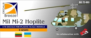 Calcomanías Breeze 72-003 Calcomanía Mil Mi-2 (Lituania, Ucrania) 1/72 - Imagen 1 de 3