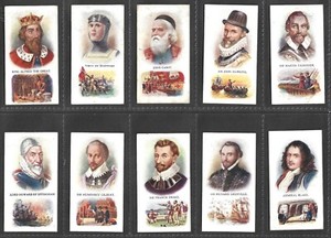 PATTREIOUEX-BUILDERS OF THE BRITISH EMPIRE-COMPLETE YOUR SET, SELECT THE CARDS