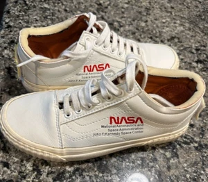 Vans Old Skool (Space Voyager) True White NASA Mens 6 Womens 7.5 1st Ed. **RARE* - Picture 1 of 5