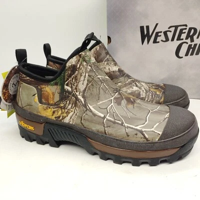 Western Chief Realtree Xtra Neoprene Ankle Boots Mens Size 13 Camo Vibram WP - Image 1 of 4