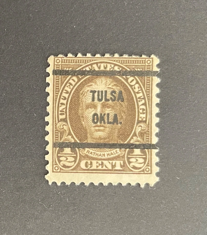 Tulsa, Oklahoma Bureau Precancel - ½ cent Hale - U.S. #653 - OK - Image 1 of 1
