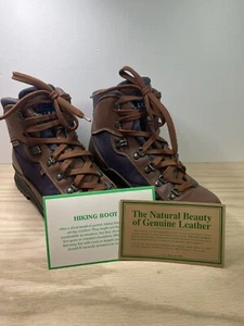 LL Bean Hikers Vibram Gore-Tex Womens Size 8 Hiking Trail Boots Made In Italy - Picture 1 of 11