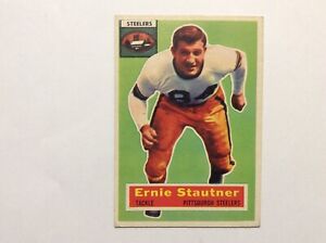 1956 Topps ERNIE STAUTNER #87 Pittsburgh Steelers VG