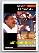 Anthony Munoz Pinnacle 1991 167 Cincinnati Bengals