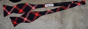 Engineered Garments 100%Cotton Bow Tie Red/Black/White Plaid-Very Nice condition - Picture 1 of 2