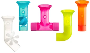 NEW Boon Pipes Building Bath Child Kid Toddler Toy Set of 5 | New Damaged Box - Picture 1 of 6