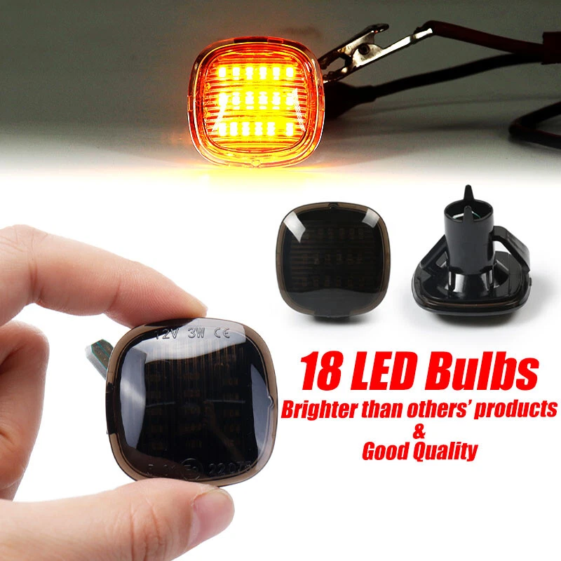 2X Intermitentes laterales para Audi A3 8L A4 B5 A8 D2 Seat Ibiza Skoda Octavia Foto 1 de 4