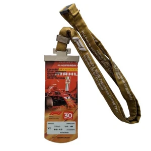 F1 Japanese Grand Prix 2018 Pass Ticket w/ Lanyard Pierre Gasly Autograph - Picture 1 of 3