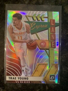 Trae Young 2019-20 Panini Optic Express Lane Silver Prizm #17 Atlanta Hawks - Picture 1 of 2