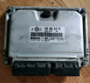 VW Golf Mk4 1.9 TDI PD150 ARL ECU IMMO off 038906019FE - Picture 1 of 3