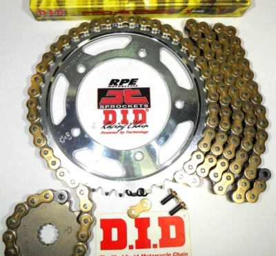 Yamaha FZ-07 2015-2017 DID 530 VX3 dorado 15/43 QA engranaje cadena y piñones kit Foto 1 de 4