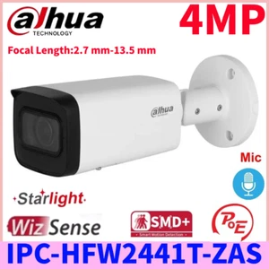 Dahua IPC-HFW2441T-ZAS 4MP 5x Zoom WizSense IP Bullet Camera MIC IR60m SMD+ IP67 - Picture 1 of 19
