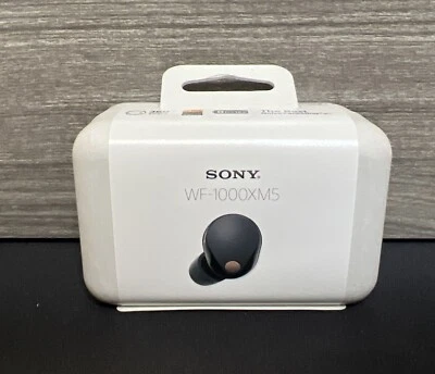 Sony WF-1000XM5 Truly Wireless Noise Canceling Earbuds Black (New & Sealed) - Image 1 of 4