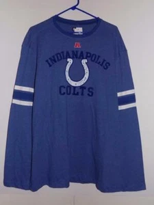 Indianapolis Colts t shirt $40 long sleeve blue heather NWT - Picture 1 of 4