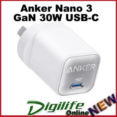 ANKER 511 NANO 3 30W USB-C CHARGER Powered by GaN Technology - image 1 of 4