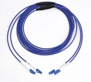 160ft Armored Trunk 2 Fiber Optic Patch Cord LC TO LC ST Sing Mode Jumper Cable - Picture 1 of 8