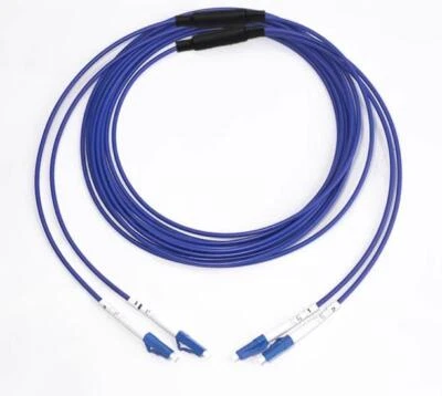 100m Armored Trunk 2 Fiber Optic Patch Cord SC LC ST Sing Mode Jumper Cable - Image 1 of 4