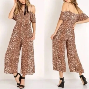 Zimmermann Alchemy Flounce Leopard jumpsuit size 1 (UK 10) RRP £650.00 - Picture 1 of 15