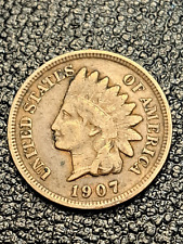 1907 UNITED STATES INDIAN HEAD PENNY PB916