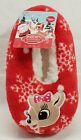 Snuggle Toes Rudolph The Red-Nosed Reindeer Clarice Slipper Socks Girls Size S/M
