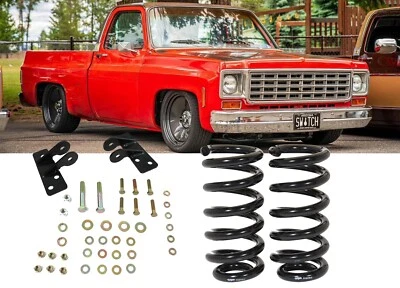 C-10 1963-1987 CPP Front 3" Drop Coils & Upper Shock Extenders with Hardware - Imagem 1 de 4