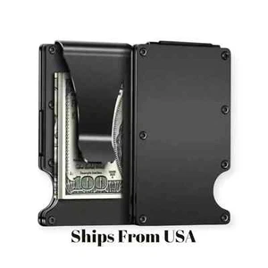 The Ridge Style Titanium Wallet with RFID Blocking Card Slots, Money Clip Usa - Picture 1 of 7