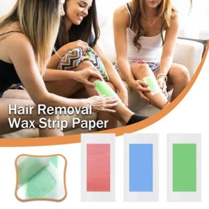 10pcs Hair Removal Wax Strip Paper Calf Underarm Arm Deco Removal Hair Wax CS - Picture 1 of 13