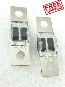 2pc 50A MIDI Fuses to suit Dual Battery or Solar Bolt Down ANS Fuse - Bild 1 von 3
