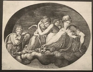 Gravure de Giorgio GHISI d’après Primaticcio. - Picture 1 of 3