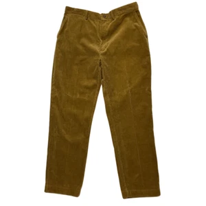 Polo Ralph Lauren Mens Corduroy Pants Size 36 / 32 Tan Button Back Pocket Cotton - Picture 1 of 9