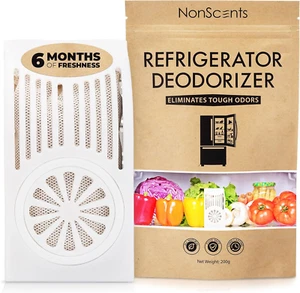 Refrigerator Deodorizer with Activated Charcoal, Long-Lasting Odor Eliminator - Picture 1 of 12