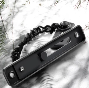 Door Chain Lock Stainless Steel Security Chain Guard With Spring Anti Theft Lock - Picture 1 of 3