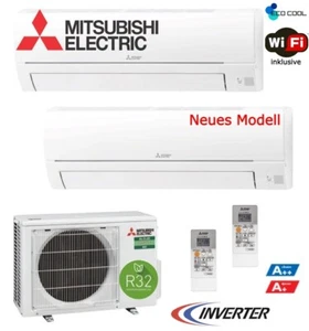 Aire acondicionado de pared Mitsubishi Basic Duo Dual HR 2x 2.5kW MultiSplit R32 - Imagen 1 de 5